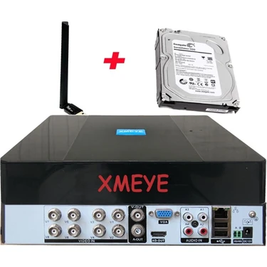 Bises 8 Kanal Wi-Fi ve 250 GB Hdd'li 5 Mp H265+ Hibrit Araç, Insan, Yüz Tanımalı Xmeye Kayıt