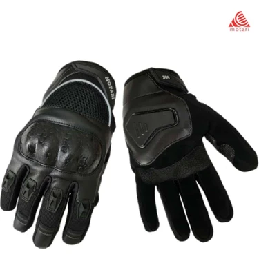 Motari Adventure Motosiklet Eldiveni | CE EN 13594 Yasaya Uygun | TPU Eklem Koruma | Nefes Alabilir