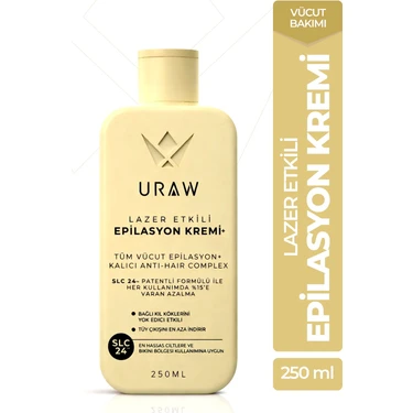 Uraw Tüy Dökücü Epilasyon Kremi | Hızlı Sonuç & Acısız Uygulama 250