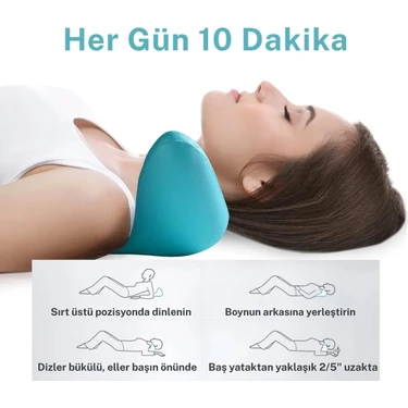 Eco Lounge Boyun ve Omuz Gevşetici, Servikal Traksiyon Cihazı Akupunktur Boyun Omuz Sırt Desteği
