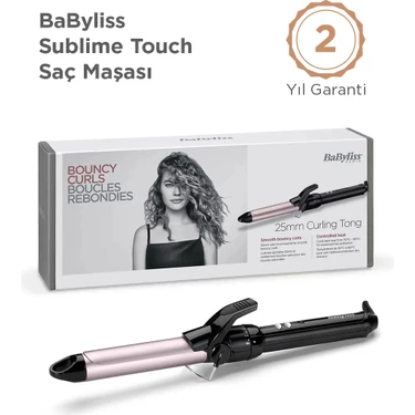 BaByliss Sublime Touch 25 mm 180 Derece Sublim Touch Kaplama 10 Isı Ayarlı Orta Kalınlıkta Saç