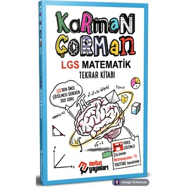 Metin Yayınları Karman Çorman Lgs Matematik Tekrar Kitabı