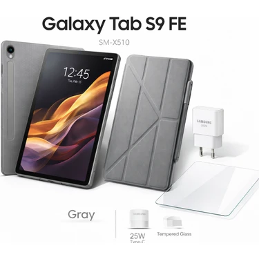 Samsung Galaxy Tab S9 Fe SM-X510 128 GB 6 GB Ram 10.9” Tablet (Kutulu