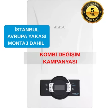 E.C.A Proteus Premix 24KW Tam Yoğuşmalı Kombi Montaj Hizmeti