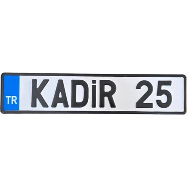 Ayz Markalama Karavan Plakası, Tr'li Plaka, Isimli Plaka , Dekor
