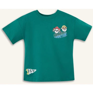 DeFacto Paw Patrol Regular Fit Kısa Kollu Tişört Erkek Bebek
