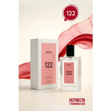 Bargello Kadın Parfüm 122 Oriental 50 ml EDP Odunsu Koku Günlük Kullanıma