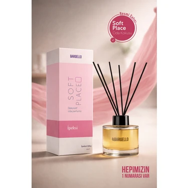 Bargello Soft Place İpeksi Oda Kokusu 120 ml - Uzun Süre Kalıcı Ferahlık ve Huzur için Şık