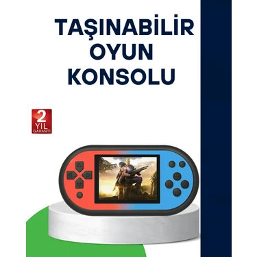 Astraltech 520 Oyunlu Taşınabilir Oyun Konsolu Hd Ekranlı Retro