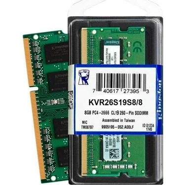 16GB DDR4 2666Mhz SODIMM KVR26S19S8/16