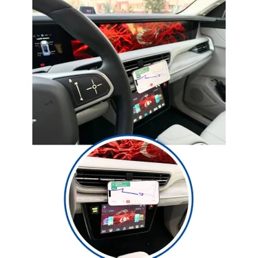 Xpro Aksesuar Togg T10X 2025-2026 Model Uyumlu - Xpro Telefon Tutucu Özel Tasarım Manyetik Telefon