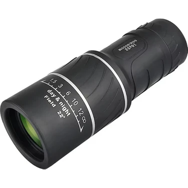 Upway 16X52 Monoküler Dürbün - Hd K9 Optik Cam Lens - 10X