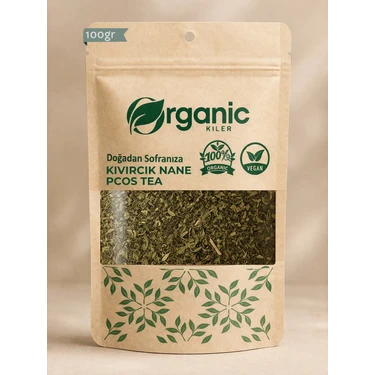 Organic Kiler Kıvırcık Nane 100 gr Doğal & Katkısız – Spearmint Tea - Kıvırcık Nane