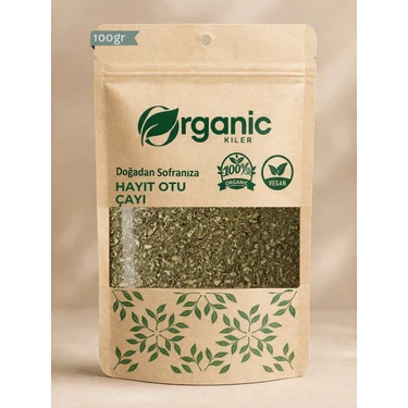 Organic Kiler Hayıt Otu Çayı 100gr Kurutulmuş Hayıt