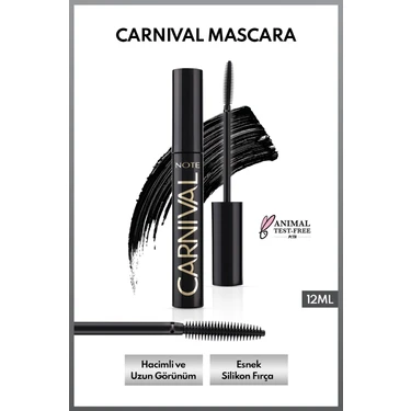 Note Cosmetics Note Carnival Yoğun Hacim ve Uzatma Etkili