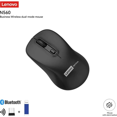 Lenovo N560 Bluetooth + 2.4 Ghz Usb Alıcılı Kablosuz Dual Fiyatı