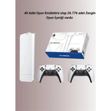 HDMI Çıkışlı Çift Kablosuz Kollu Retro Game Stick –