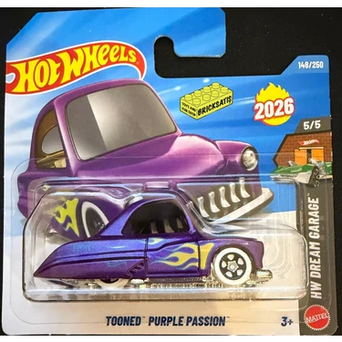 Hot Wheels Tekli Arabalar Tooned Purple Passion JJH54 (Dream Fiyatı