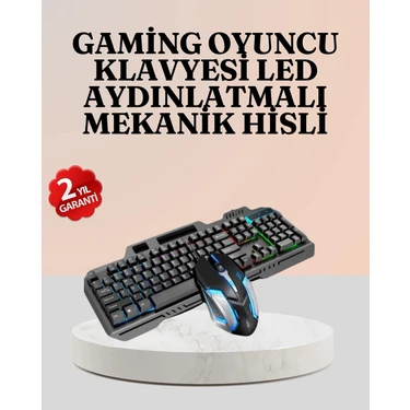 İlkyaz Fashion Rgb Aydınlatmalı Oyuncu Klavye Mouse – Mekanik Hissiyat, Maksimum