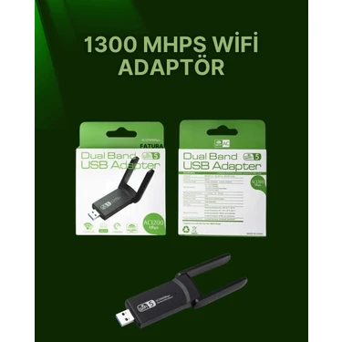 İlkyaz Fashion USB 3.0 Wireless Adaptör – 2.4ghz & 5ghz