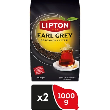 Lipton Earl Grey Dökme Çay 2 kg Bergamot Aromalı Türkiye Üretimi Özel Harman Yüksek