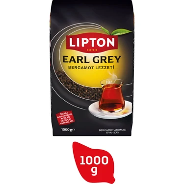 Lipton Earl Grey Dökme Çay Bergamot Aromalı 1 kg Özel Seri Tazeliği Koruyan