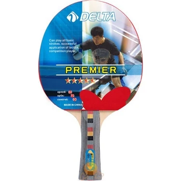 Delta Premier Model Masa Tenisi Raketi 80 Hız, 70 Spin, 60 Kontrol