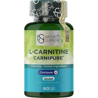 Nature's Supreme L-Carnitine Carnipure 60 Kapsül Yetişkinler Fiyatı