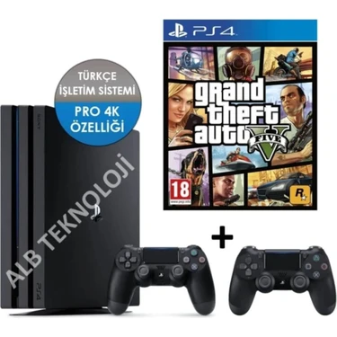 Sony Playstation 4 Pro CUH-7000 1 TB Siyah Oyun Konsolu GTA Fiyatı