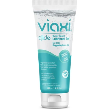 Viaxi Glide Su Bazlı Kayganlaştırıcı Jel 200ml Kokusuz ve