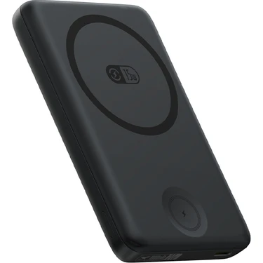 Baseus Enerfill FT11 Magsafe Super Hızlı Power Bank Iwatch ve IPhone Için 10000MAH 27W  Siyah