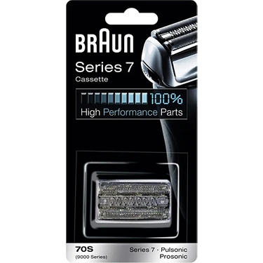 Braun 7 Serisi Tıraş Makinesi Yedek Başlığı Kaset 70S Uzun Ömürlü Kullanım ve Kolay