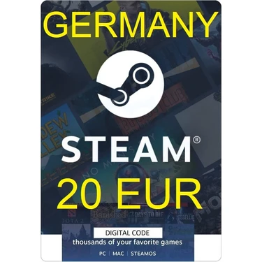 Steam Gift Card (Germany) - 20 Eur