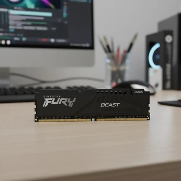 Kingston Fury Beast 32GB DDR4 3200MHz CL16 PC RAM Yüksek Fiyatı