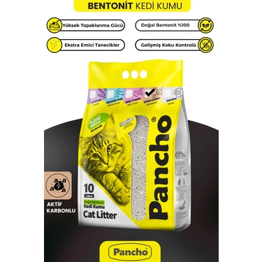 Pancho Aktif Karbon Kedi Kumu 10