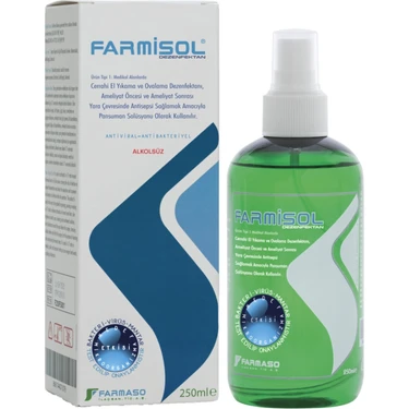 Farmisol Dezenfektan - Medikal Kullanım 250
