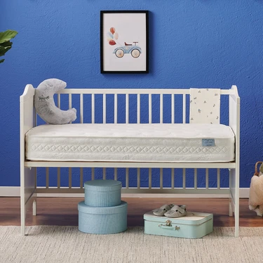 Yataş Mini Baby Blue Star Sıvı Geçirmez Alezli Woolmark® Yünlü Bebek