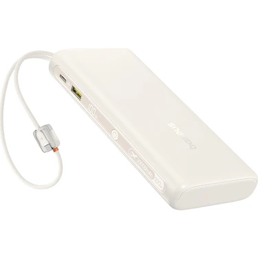 Baseus Enerfill FC41 Digital Digital Göstergeli Super Hızlı Power Bank Çift Dahili Kablolu Usb-C 