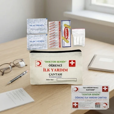 Akıllı Durak Bez Çantalı Öğrenci Ilk Yardım