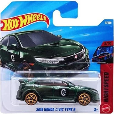 Hot Wheels 2018 Honda Civic Type R Metal Gövde Dark Green Fiyatı