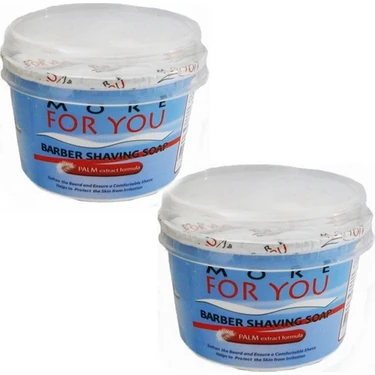 More For You Berber 2'li Traş Sabunu 140 Gram Rahat Tıraş İçin Cilt Koruyucu