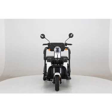 Mondial E-Mon Mona Elektrikli Motosiklet Beyaz 1500W Batarya 60V Taşıma Kapasitesi 160