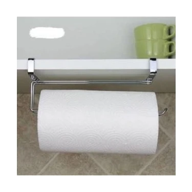 Newstore Home Paslanmaz Çelik Kağıt Havluluk Mutfak Askısı 28 cm Şık Tasarım ve Çift Yönlü