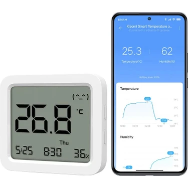 Xiaomi Smart Temperature and Humidity Monitor 3 Mini(Xiaomi Türkiye Garantili) ürün görseli