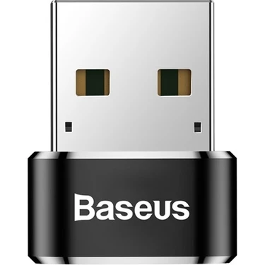 Baseus USB Type-C OTG Dönüştürücü Siyah Alüminyum Malzeme ile Hızlı Veri