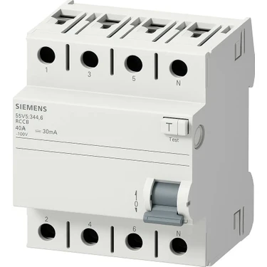 Siemens Siemens,a Tipi Kaçak Akım Koruma Rölesi 40A;