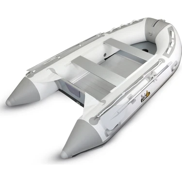 Fishika 370CM Beyaz Alüminyum Taban Omurgalı Şişme