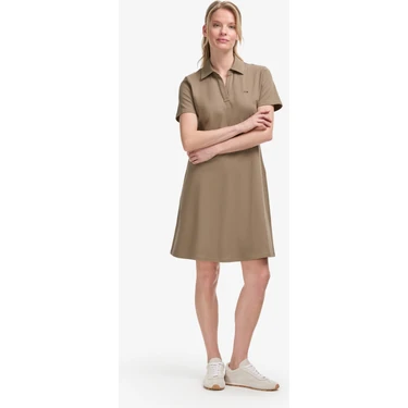 U.s. Polo Assn. Kadın Koyu Haki Elbise (Örme)