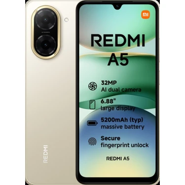 Xiaomi Redmi A5 4gb Ram 128GB Akıllı Cep Telefonu Fiyatı