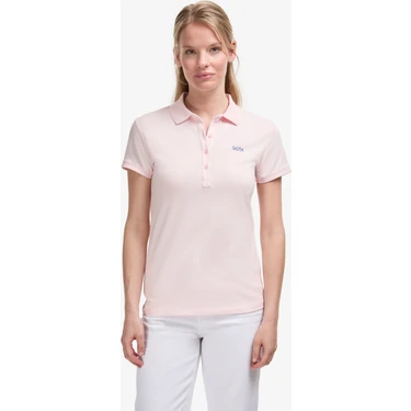 U.s. Polo Assn. Kadın Açık Pembe Basic Tişört Kolsuz Pamuk Slim Fit Trend Stil